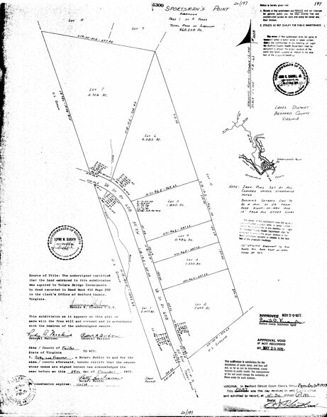 Fish Hook, Pittsville, VA for sale - Plat Map - Image 2 of 11