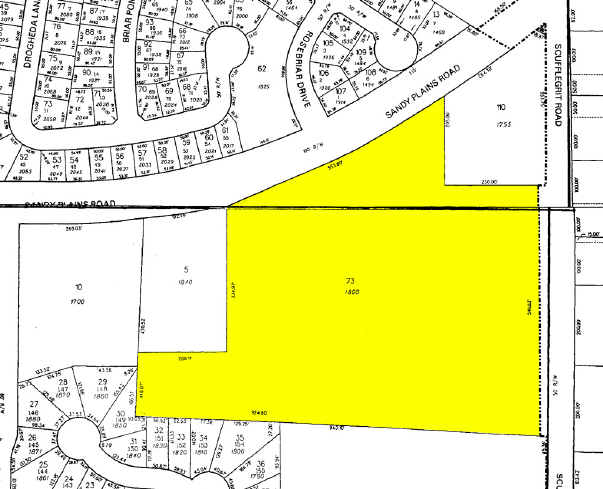 1860 Sandy Plains Rd, Marietta, GA for lease - Plat Map - Image 2 of 6