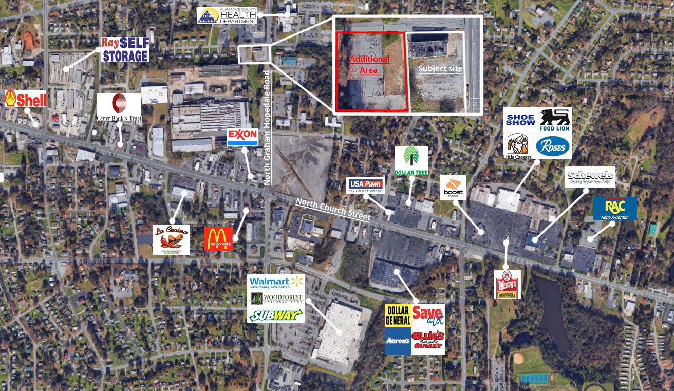 274 N Grahamhopedale Rd, Burlington, NC 27217 Opportunity Zone