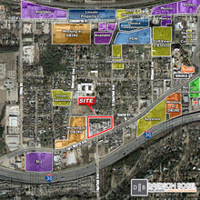 Fort Worth Ave., Dallas, TX - aerial  map view - Image1