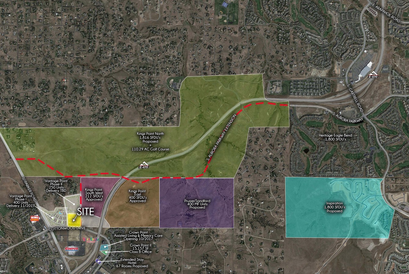 NEC Cottonwood & S Parker, Parker, CO 80138