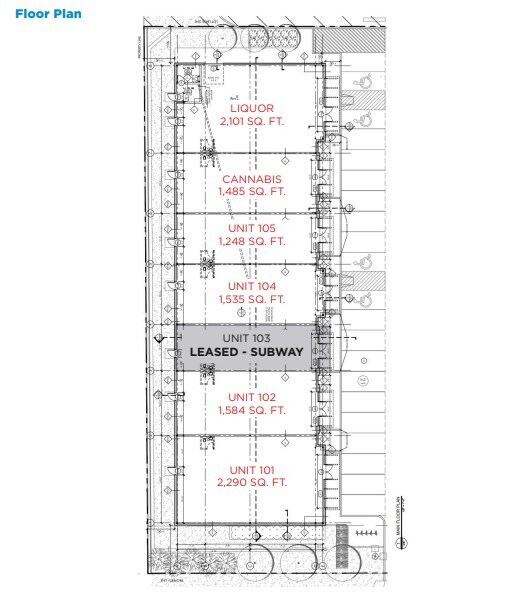 15503 128 Av NW, Edmonton, AB T5V 1E1 - Unit 105 -  - Floor Plan - Image 1 of 1