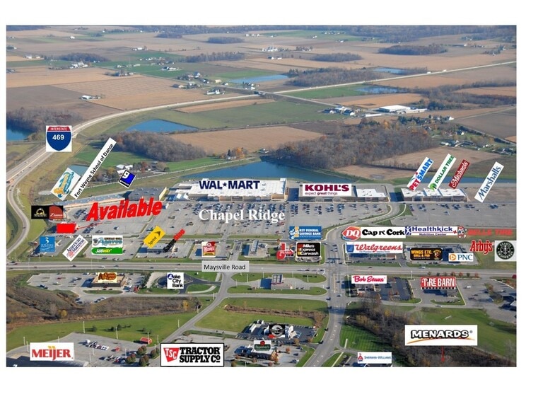 10510 Maysville Rd, Fort Wayne, IN for sale - Aerial - Image 2 of 3