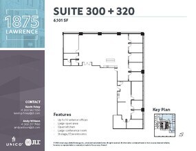 1875 Lawrence St, Denver, CO for lease Floor Plan- Image 2 of 2