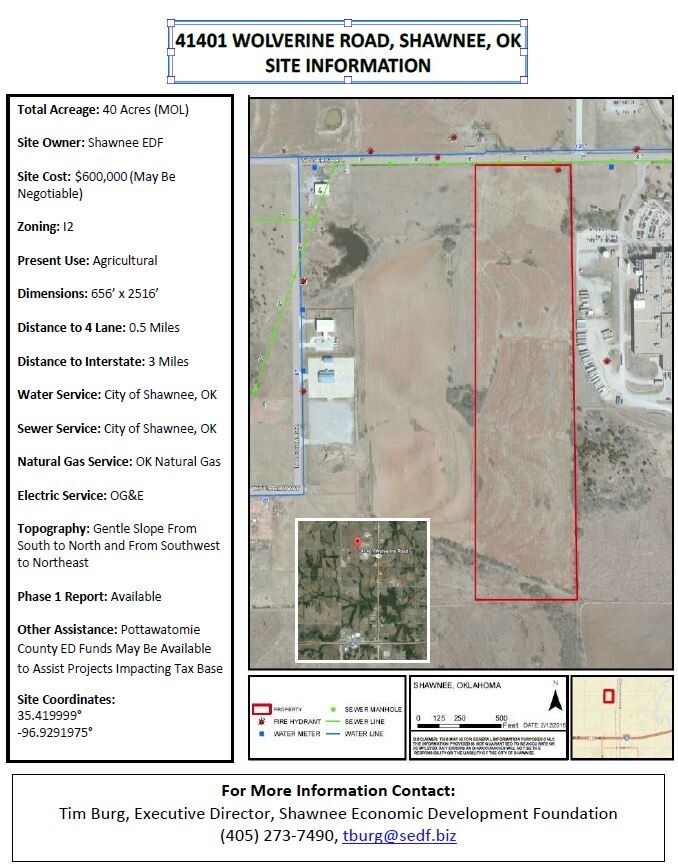 41401 Wolverine Rd, Shawnee, OK for sale Site Plan- Image 1 of 1