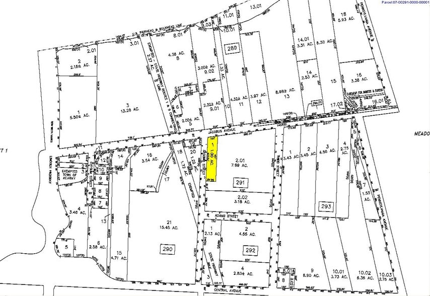 60-62 Jacobus Ave, Kearny, NJ for lease - Plat Map - Image 2 of 2