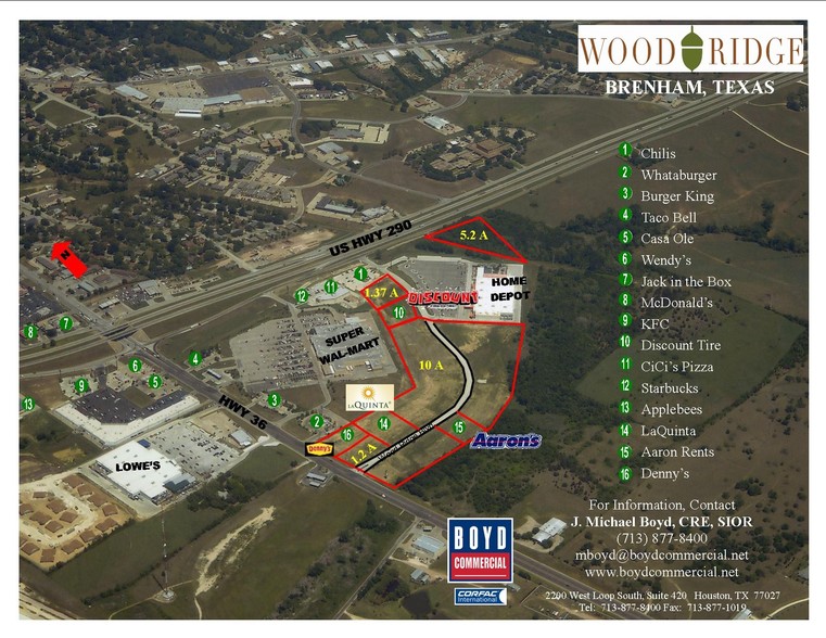 Hwy 36 & Hwy 290, Brenham, TX 77833