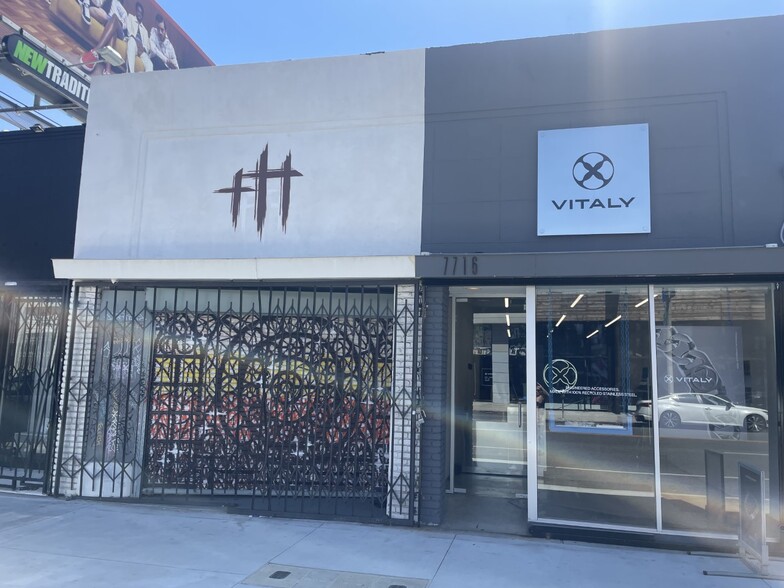 7714 Melrose Ave, Los Angeles, CA for lease - Building Photo - Image 1 of 4