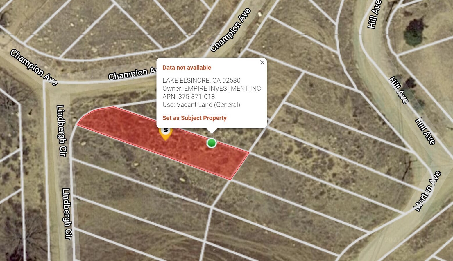 Lindbergh Cr Lindbergh, Lake Elsinore, CA 92530