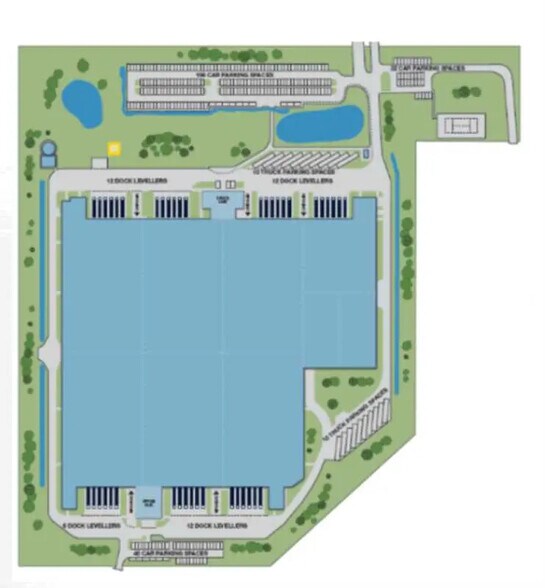 Office in Allonne for lease - Site Plan - Image 3 of 5