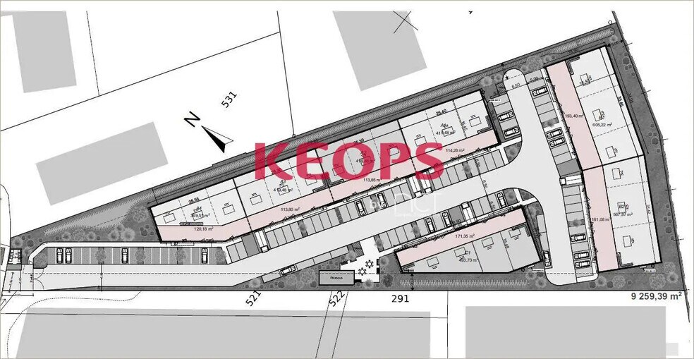 Flex in Launaguet for lease - Site Plan - Image 3 of 6