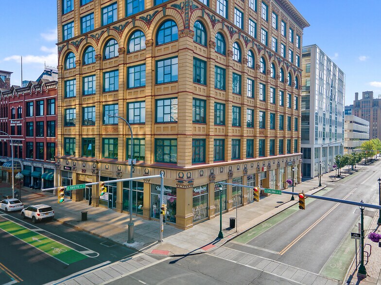 215-223 Salina St, Syracuse, NY for lease - Building Photo - Image 1 of 7