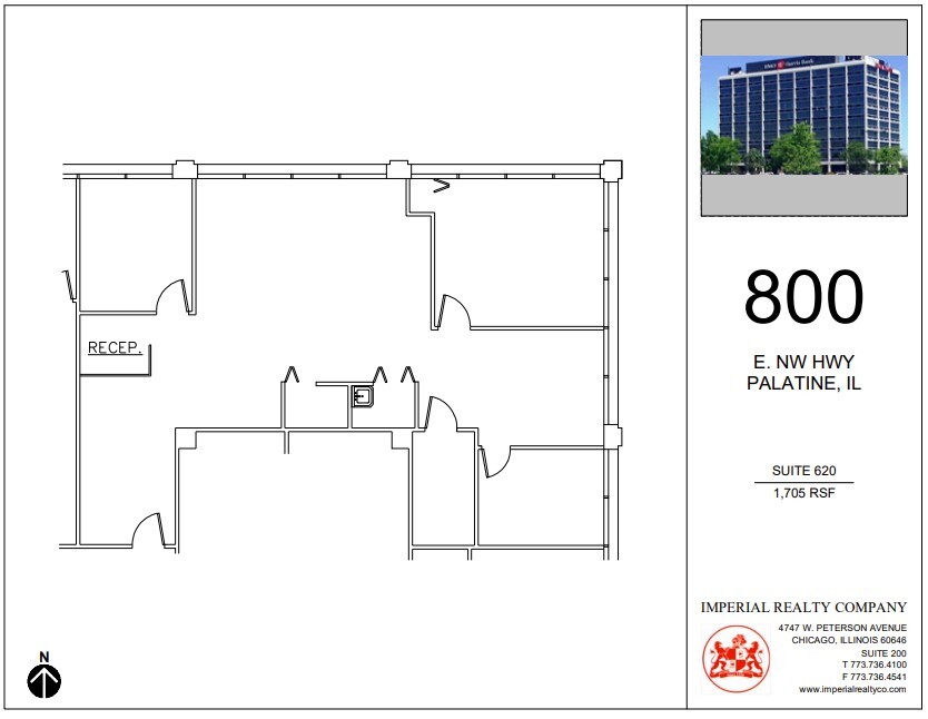 800 E Northwest Hwy, Palatine, IL for lease Floor Plan- Image 1 of 4