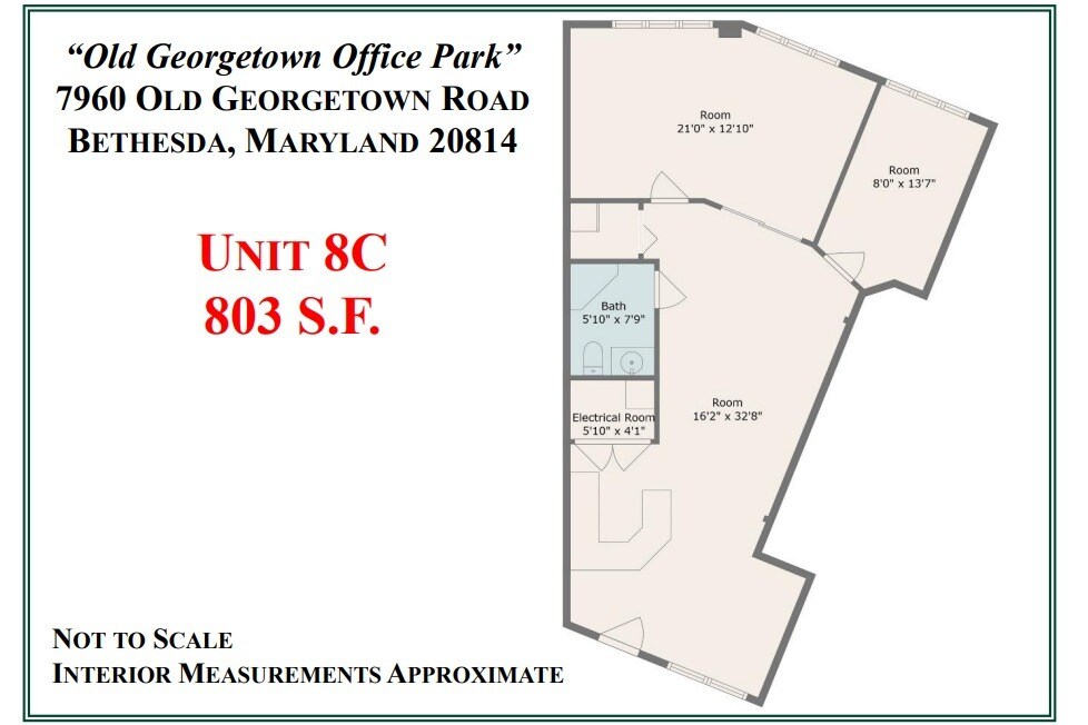 7960-7990 Old Georgetown Rd, Bethesda, MD for lease Floor Plan- Image 1 of 1