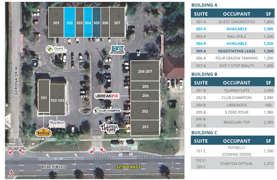 13529 Beach Blvd, Jacksonville, FL for lease - Building Photo - Image 2 of 9