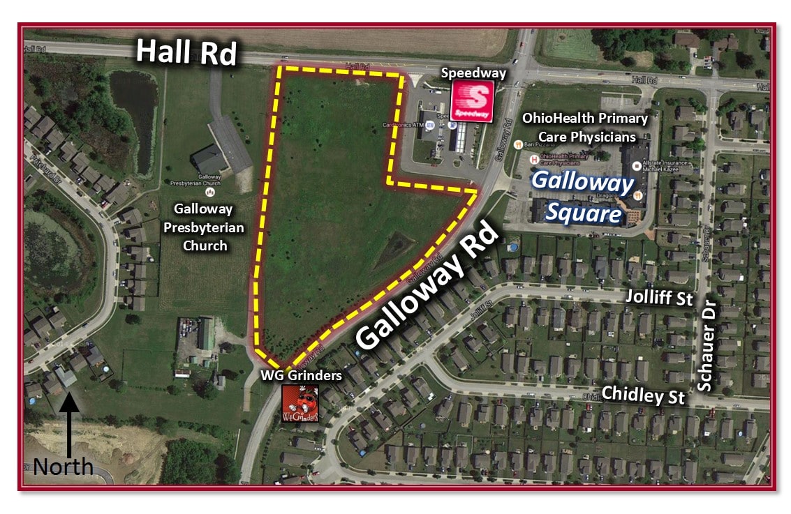 SW Hall & Galloway Rd Hall Rd & Galloway Rd, Galloway, OH 43119
