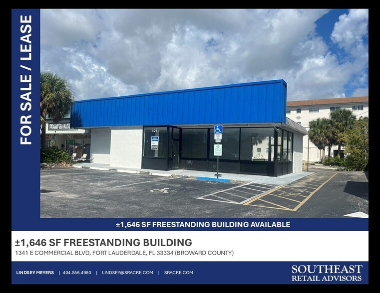 1341 E Commercial Blvd, Fort Lauderdale, FL for lease - Building Photo - Image 1 of 6