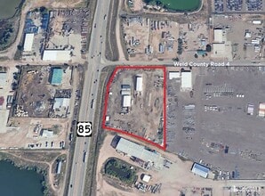 12628 & 12706 County Road 4, Brighton, CO - AERIAL map view