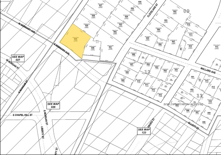 506 N Mangum St, Durham, NC for sale - Plat Map - Image 1 of 1