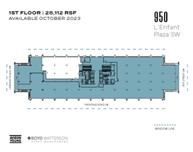 950 L'Enfant Plz SW, Washington, DC for lease Floor Plan- Image 2 of 2