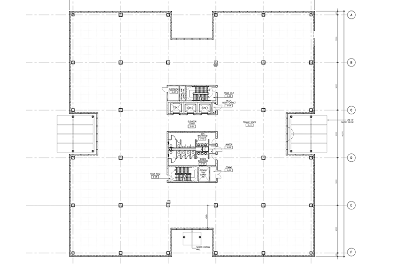 1405 N Service Rd W, Oakville, ON for lease Typical Floor Plan- Image 1 of 1