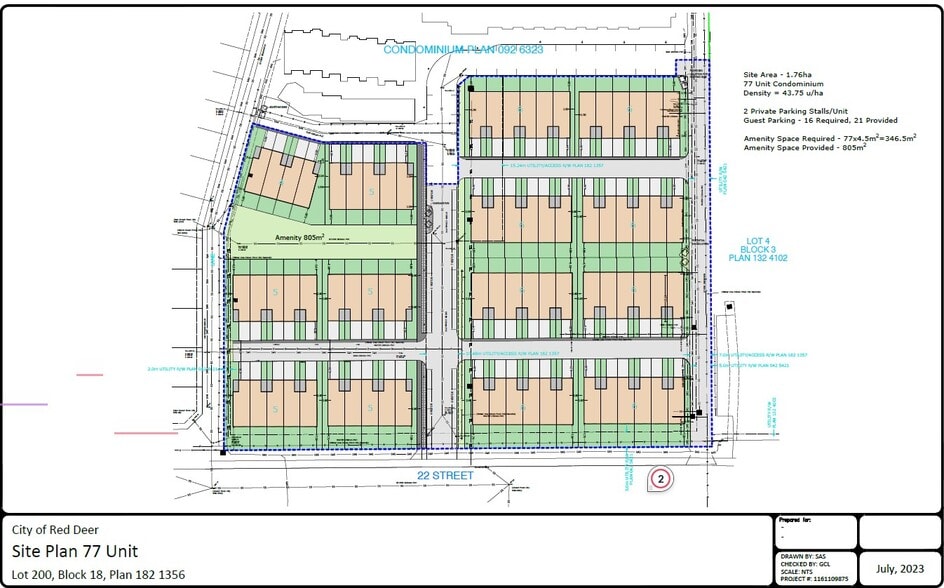 2660 22 St, Red Deer, AB for sale - Site Plan - Image 3 of 8