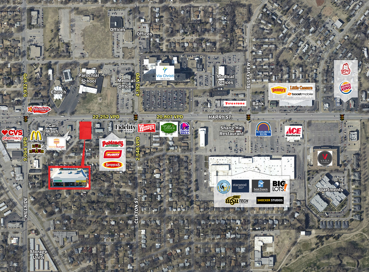 3301 E Harry Wichita Kansas, Wichita, KS, 67218 - Retail Space For ...