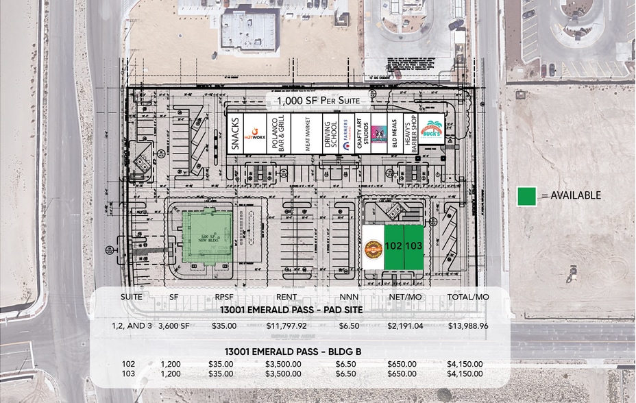 13001 Emerald Pass Ave, Horizon City, TX for lease - Building Photo - Image 2 of 5