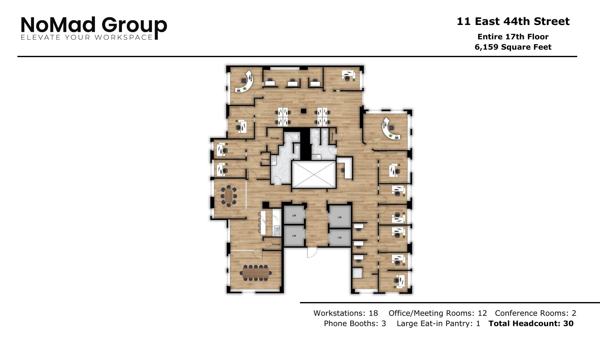 11 E 44th St, New York, NY for lease Floor Plan- Image 1 of 15