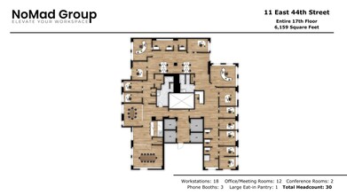 11 E 44th St, New York, NY for lease Floor Plan- Image 1 of 15