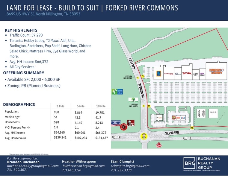 Highway 51, Millington, TN for sale - Building Photo - Image 1 of 1