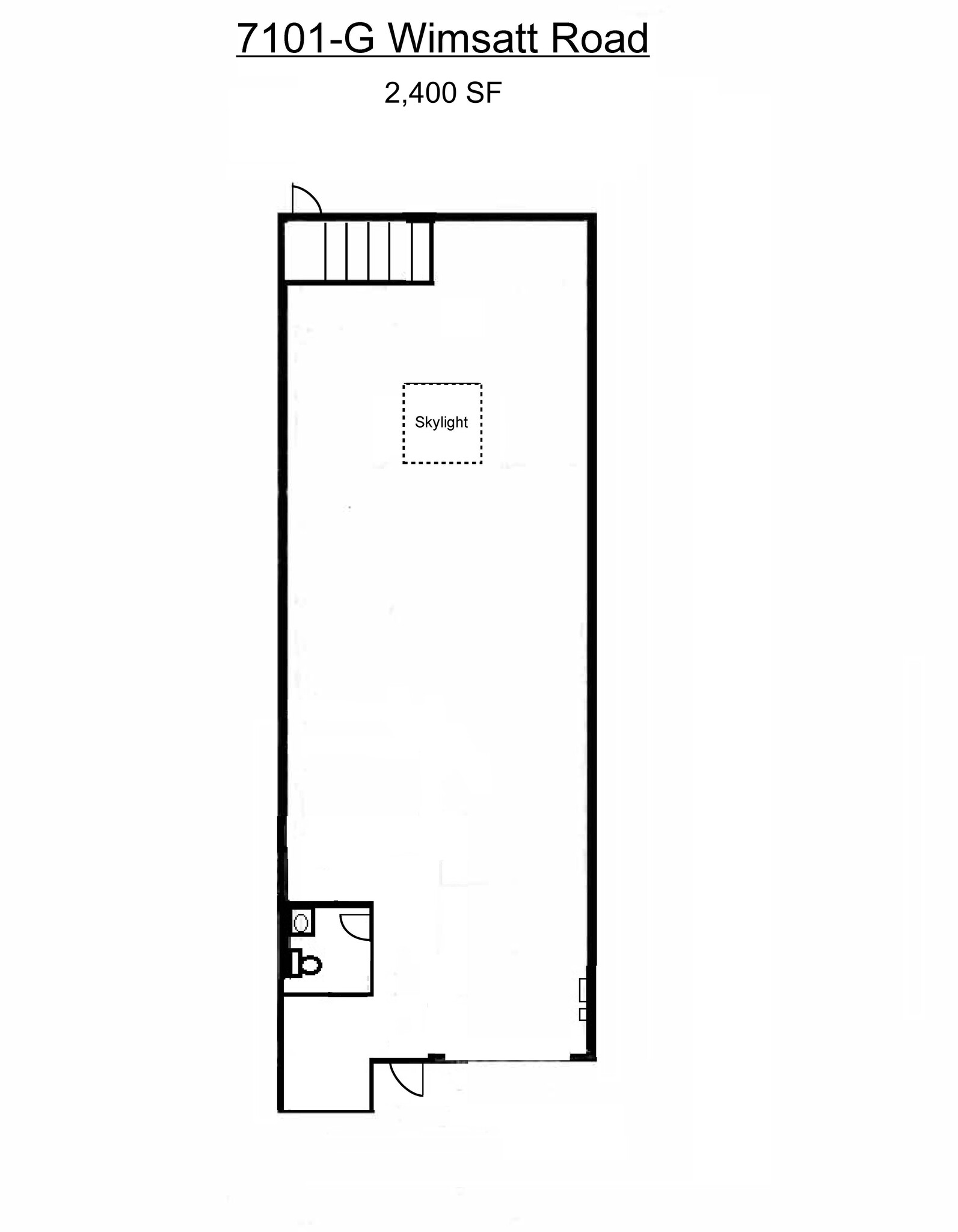 7043 Wimsatt Rd, Springfield, VA for lease Floor Plan- Image 1 of 1