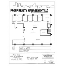 7110 W Jefferson Ave, Lakewood, CO for lease Floor Plan- Image 1 of 1