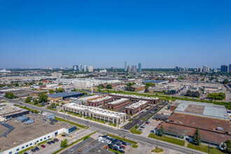 72-74 Jutland Rd, Toronto, ON - aerial  map view