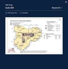 4100 Yonge St, Toronto, ON for lease Floor Plan- Image 1 of 1
