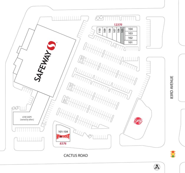 12370 N 83rd Ave, Peoria, AZ for lease - Site Plan - Image 3 of 13