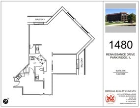 1480 Renaissance Dr, Park Ridge, IL for lease Floor Plan- Image 1 of 1