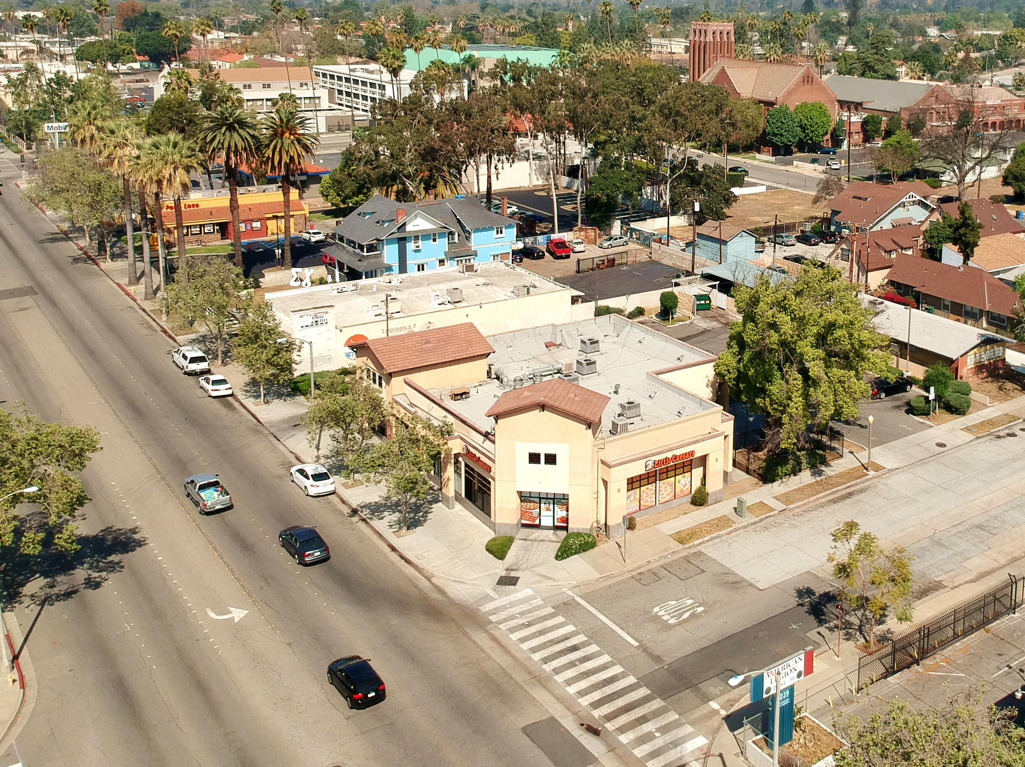 171-185 E Holt Ave, Pomona, CA for sale Aerial- Image 1 of 1