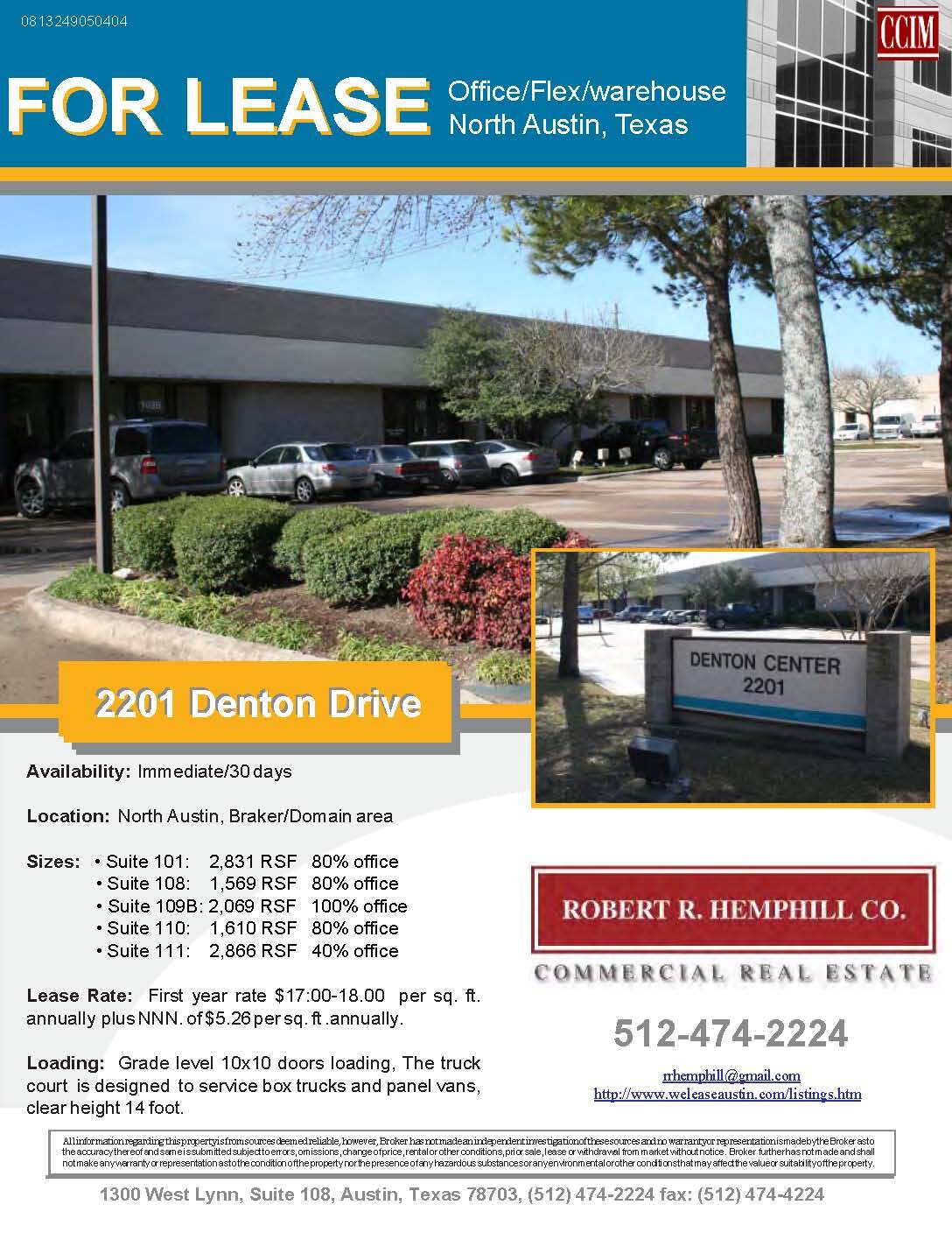 2201 Denton Dr, Austin, TX for lease Building Photo- Image 1 of 1