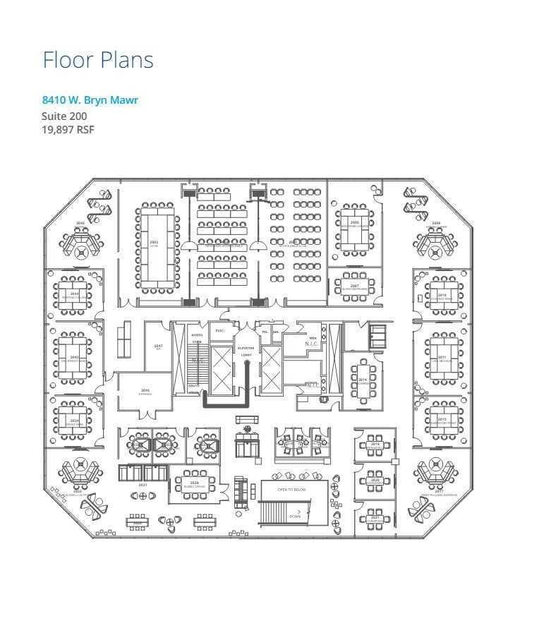 8410 W Bryn Mawr Ave, Chicago, IL for lease Floor Plan- Image 1 of 1