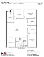 2601 E Oakland Park Blvd, Fort Lauderdale, FL for lease Floor Plan- Image 1 of 1