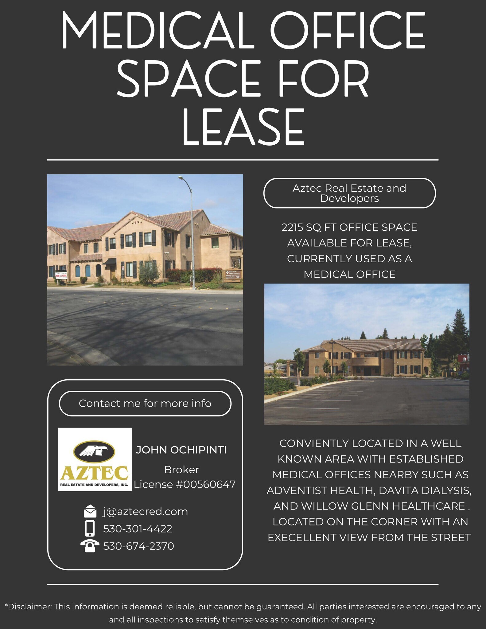 1526 Plumas Ct, Yuba City, CA 95991 Medical for Lease
