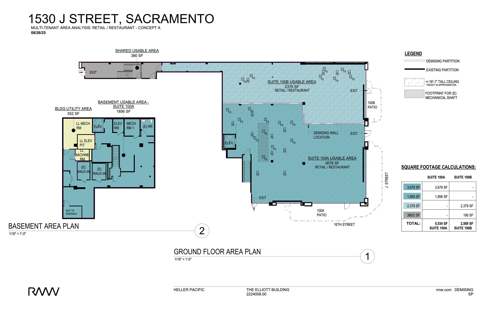 1530 J St, Sacramento, CA for lease Site Plan- Image 1 of 7