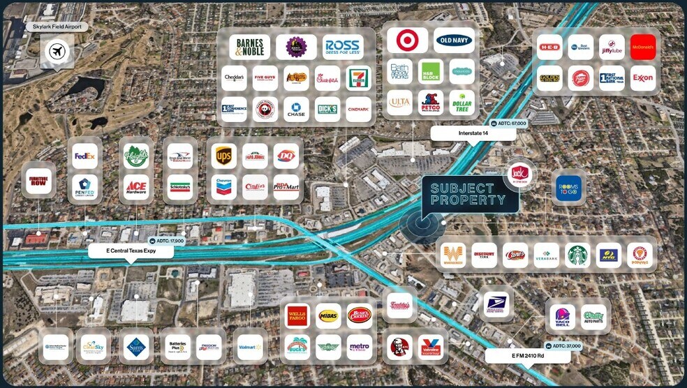 180 E Central Texas Expy, Harker Heights, TX for sale - Building Photo - Image 2 of 2