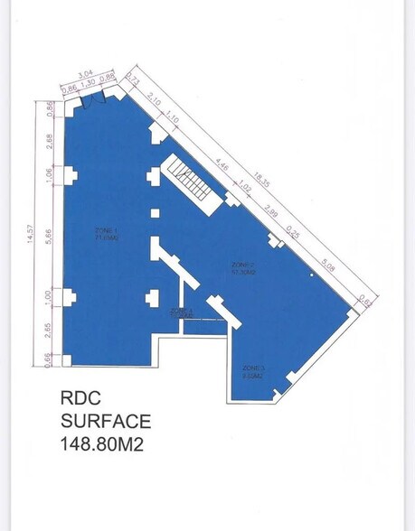 Retail in Paris for lease - Floor Plan - Image 3 of 8