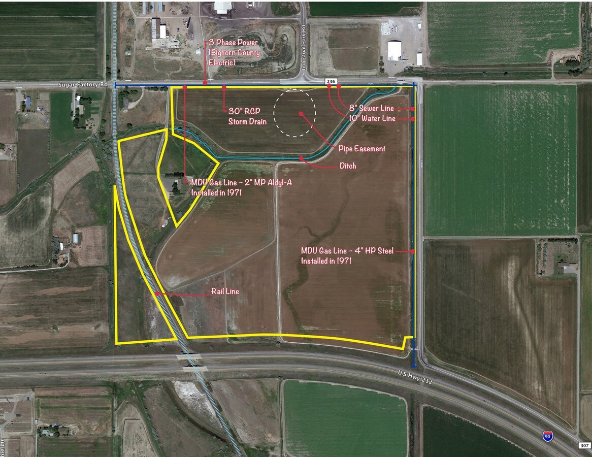 Sugar Factory Rd & Frontage Rd 307, Hardin, MT 59034