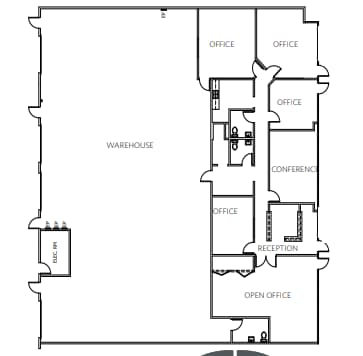 9040 Kenamar Dr, San Diego, CA for lease Floor Plan- Image 1 of 1