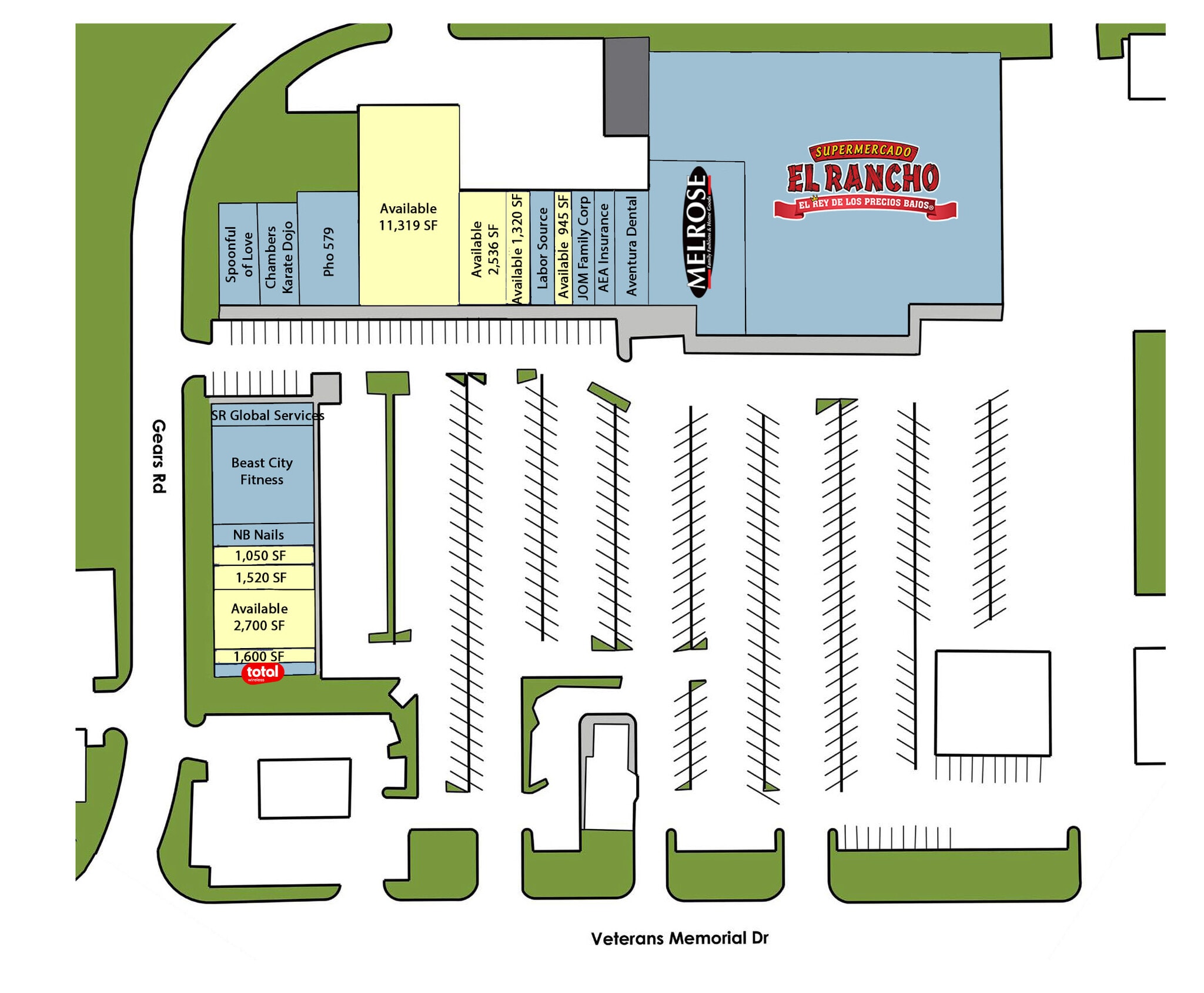 11303-11495 Veterans Memorial Dr, Houston, TX for lease Site Plan- Image 1 of 1