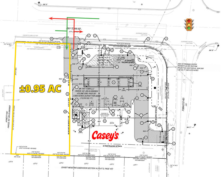 Tobacco Road, Clarksville, TN for sale - Site Plan - Image 2 of 2