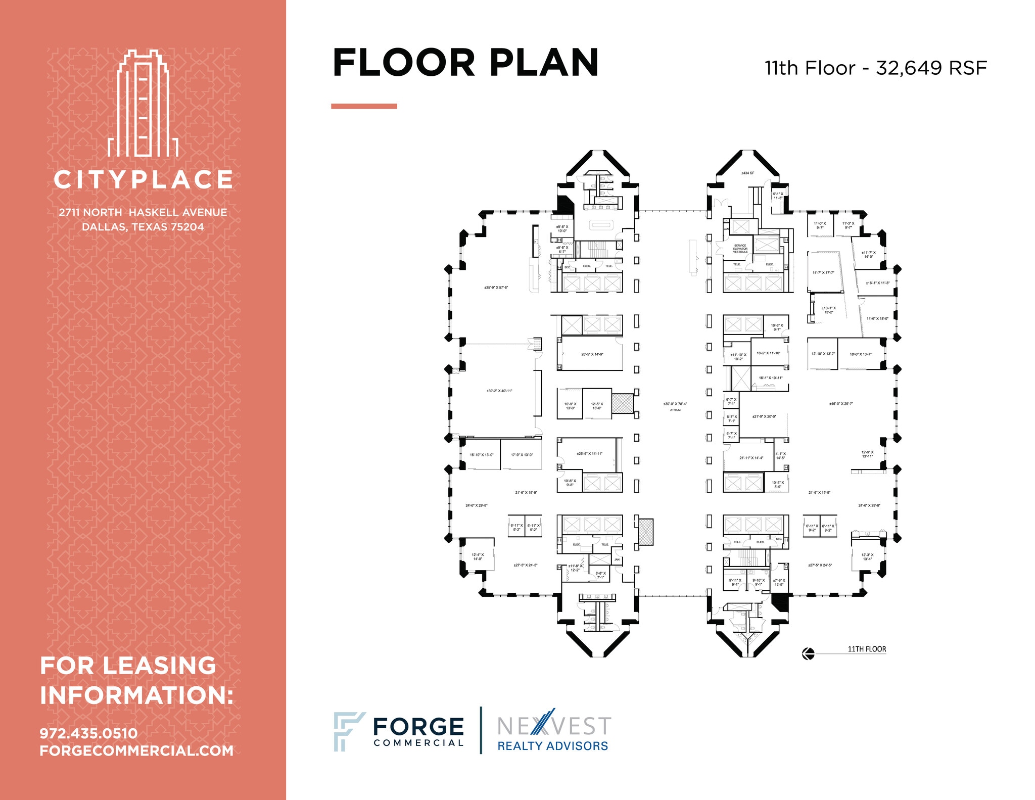 2711 N Haskell Ave, Dallas, TX for lease Floor Plan- Image 1 of 16